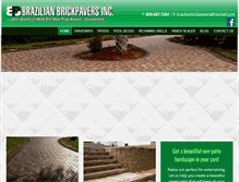 Tablet Screenshot of brazilianbrickpavers.net